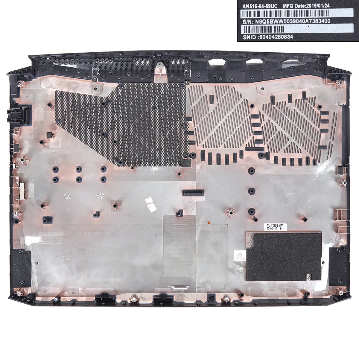 Picture of ForACER Nitro 5 AN515-54 Laptop Lower Bottom Case Cover BLACK